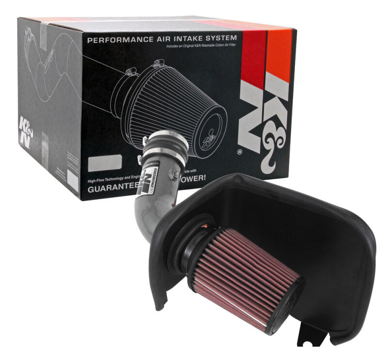 K&N 77-1585KC High Flow CAI Intake Kit for Jeep Cherokee V6 3.2L 19-22