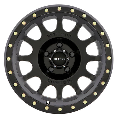 (set of 4) Method MR305 NV Matte Black | 20x10" -18mm | 5x5in Wheel