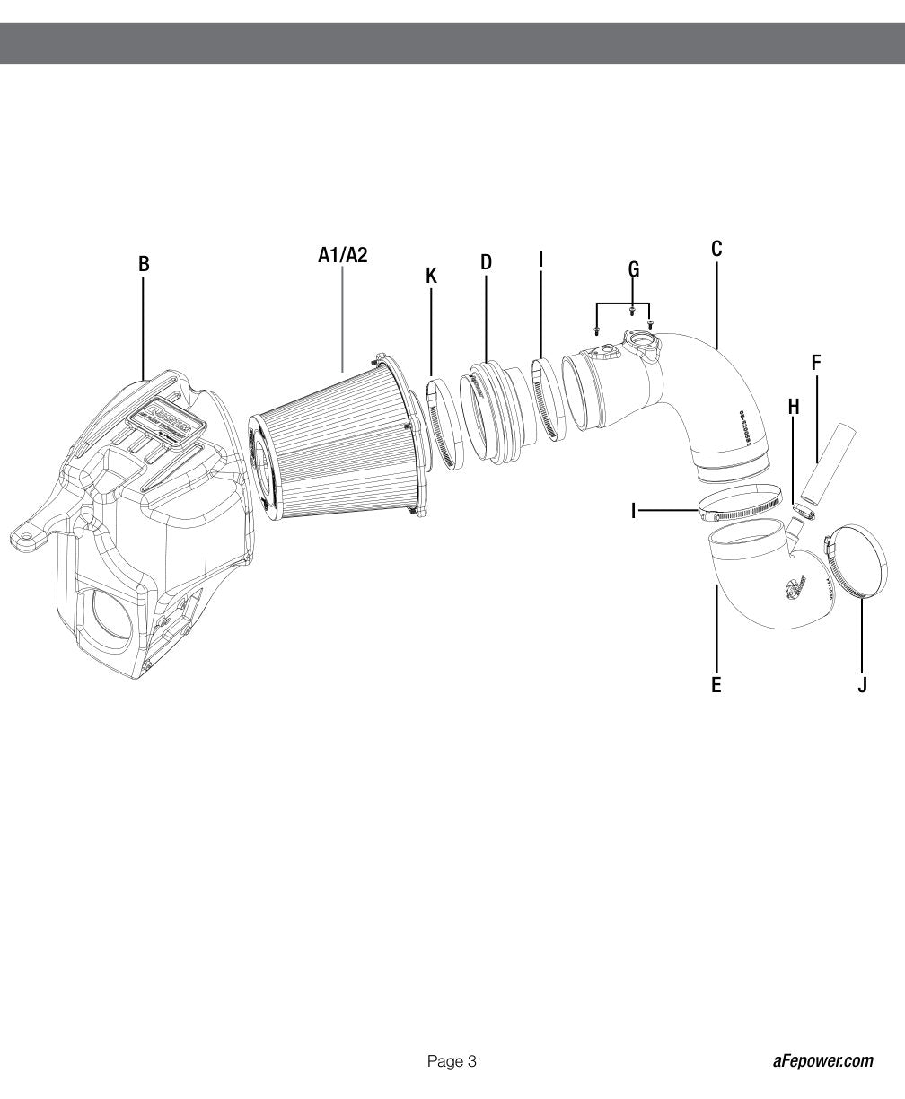 aFe Quantum Pro 5R Cold Air Intake | Dodge Cummins L6 6.7L (13-18) (53-10002R)