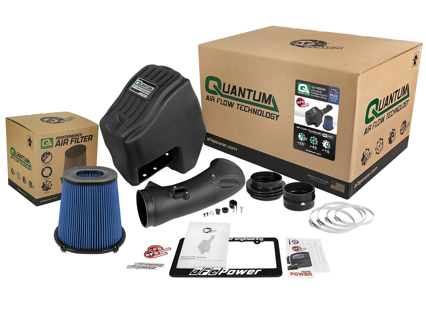 aFe Quantum Pro 5R Cold Air Intake | Ford Powerstroke V8-6.7L (11-16) (53-10003R)