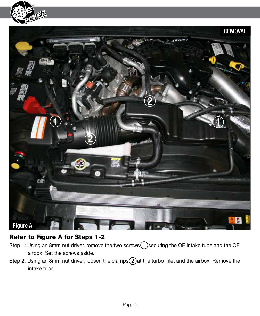aFe Quantum Pro 5R Cold Air Intake | Ford Powerstroke V8-6.7L (11-16) (53-10003R)