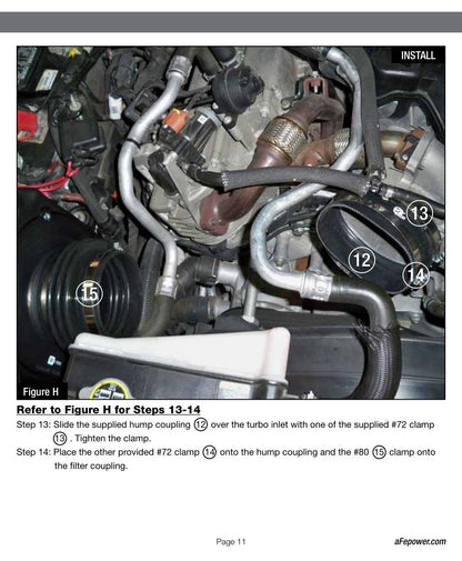aFe Quantum Pro 5R Cold Air Intake | Ford Powerstroke V8-6.7L (11-16) (53-10003R)