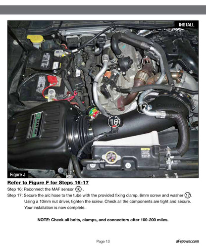 aFe Quantum Pro 5R Cold Air Intake | Ford Powerstroke V8-6.7L (11-16) (53-10003R)