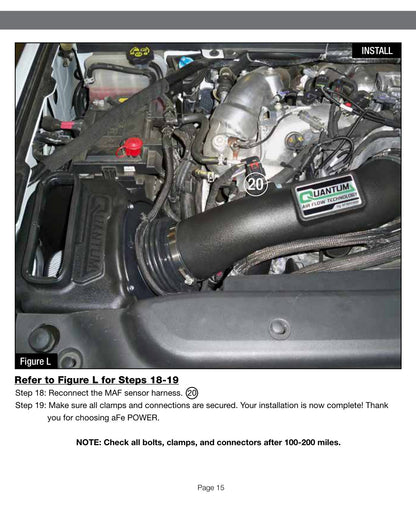 aFe Quantum Pro DRY S Cold Air Intake | GM/Chevy Duramax 6.6L V8 (17-18) (53-10007D)