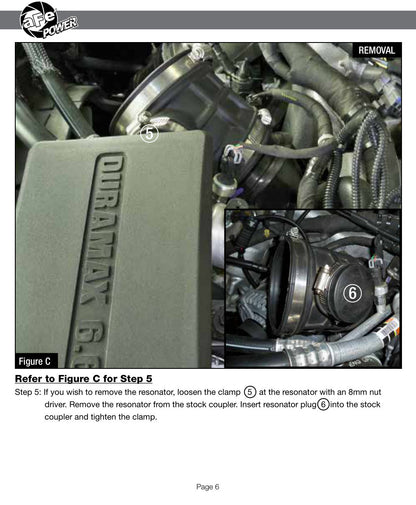 aFe Quantum Pro 5R Cold Air Intake System | GM/Chevy Duramax V6-6.6L L5P (53-10007R)