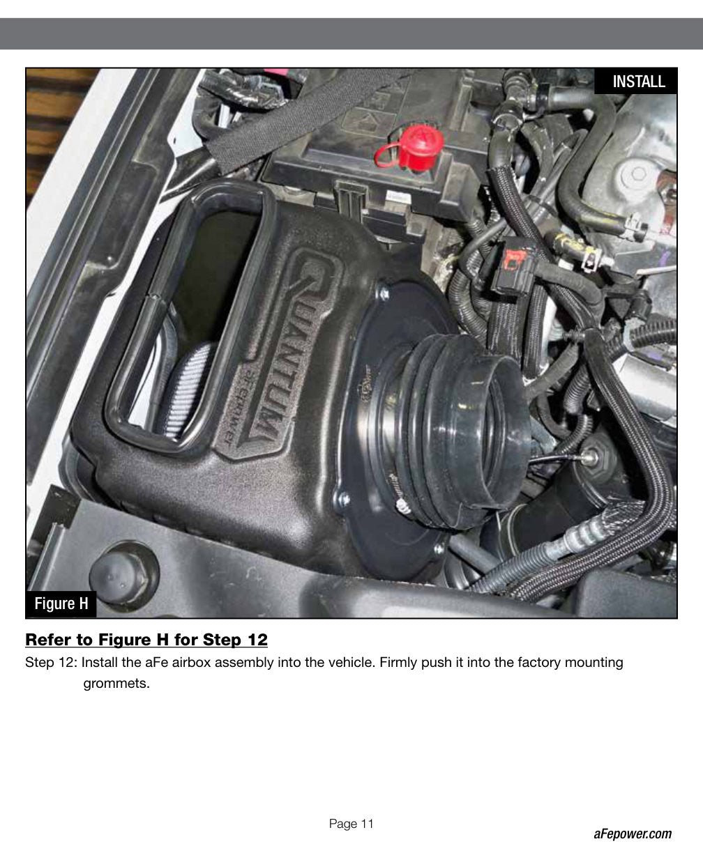 aFe Quantum Pro 5R Cold Air Intake System | GM/Chevy Duramax V6-6.6L L5P (53-10007R)