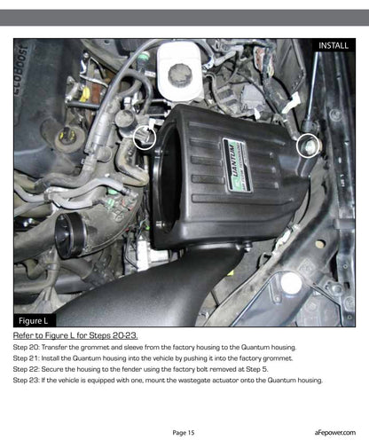 aFe Quantum Pro DRY S Cold Air Intake | Ford F150 EcoBoost V6 3.5L/2.7L (15-18) (53-10008D)