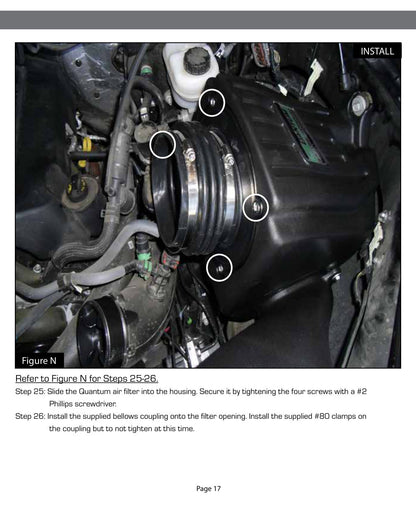 aFe Quantum Pro DRY S Cold Air Intake | Ford F150 EcoBoost V6 3.5L/2.7L (15-18) (53-10008D)