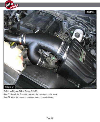 aFe Quantum Pro DRY S Cold Air Intake | Ford F150 EcoBoost V6 3.5L/2.7L (15-18) (53-10008D)