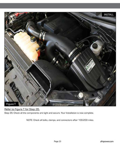 aFe Quantum Pro DRY S Cold Air Intake | Ford F150 EcoBoost V6 3.5L/2.7L (15-18) (53-10008D)