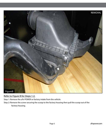 aFe Quantum Cold Air Intake Scoop | Ford F150 EcoBoost V6 3.5L/2.7L (15-18) (53-10008S)