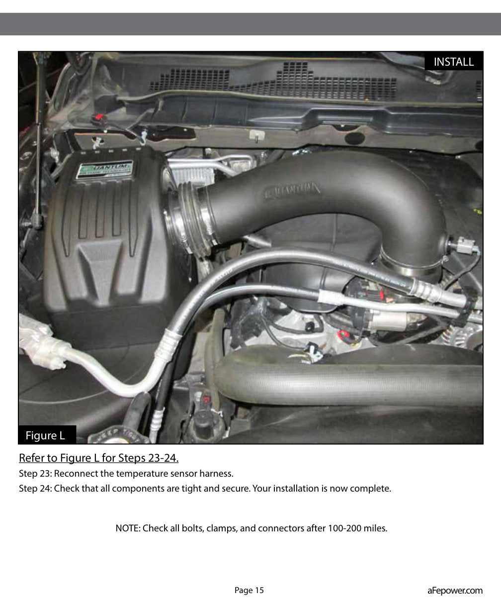 aFe QUANTUM Cold Air Intake System w/ Pro DRY S Media | RAM 1500 V8-5.7L Hemi (09-18) (53-10009D)