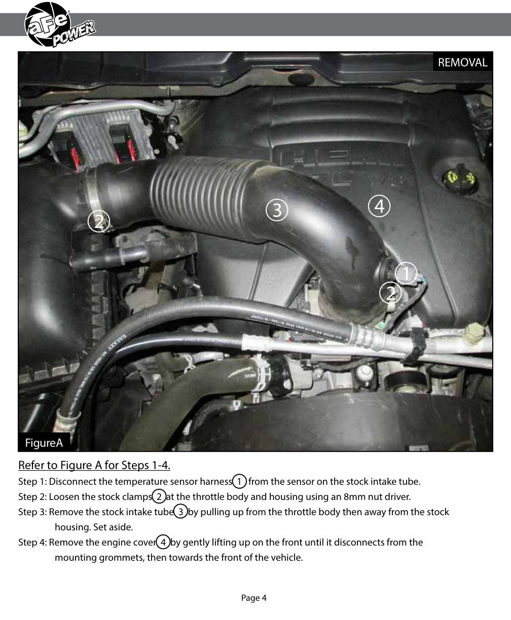 aFe QUANTUM Cold Air Intake System w/ Pro 5R Media | Dodge RAM 1500 V8-5.7L (09-18) (53-10009R)