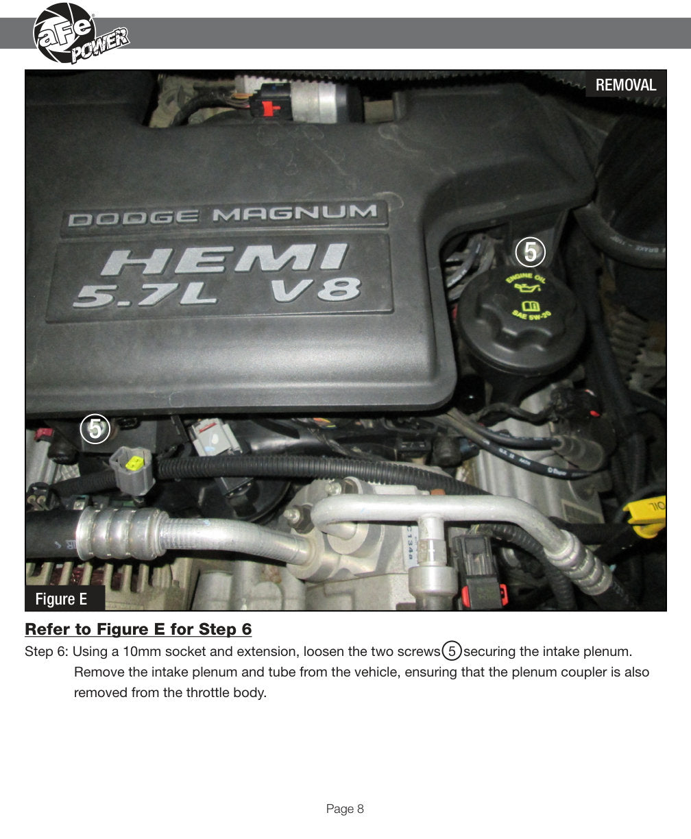 aFe QUANTUM Cold Air Intake | Dodge RAM 1500 (03-08) V8-5.7L HEMI (53-10013D)