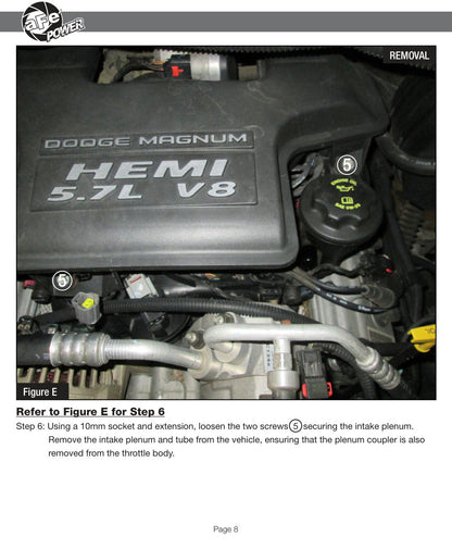 aFe QUANTUM Cold Air Intake | Dodge RAM 1500 (03-08) V8-5.7L HEMI (53-10013D)