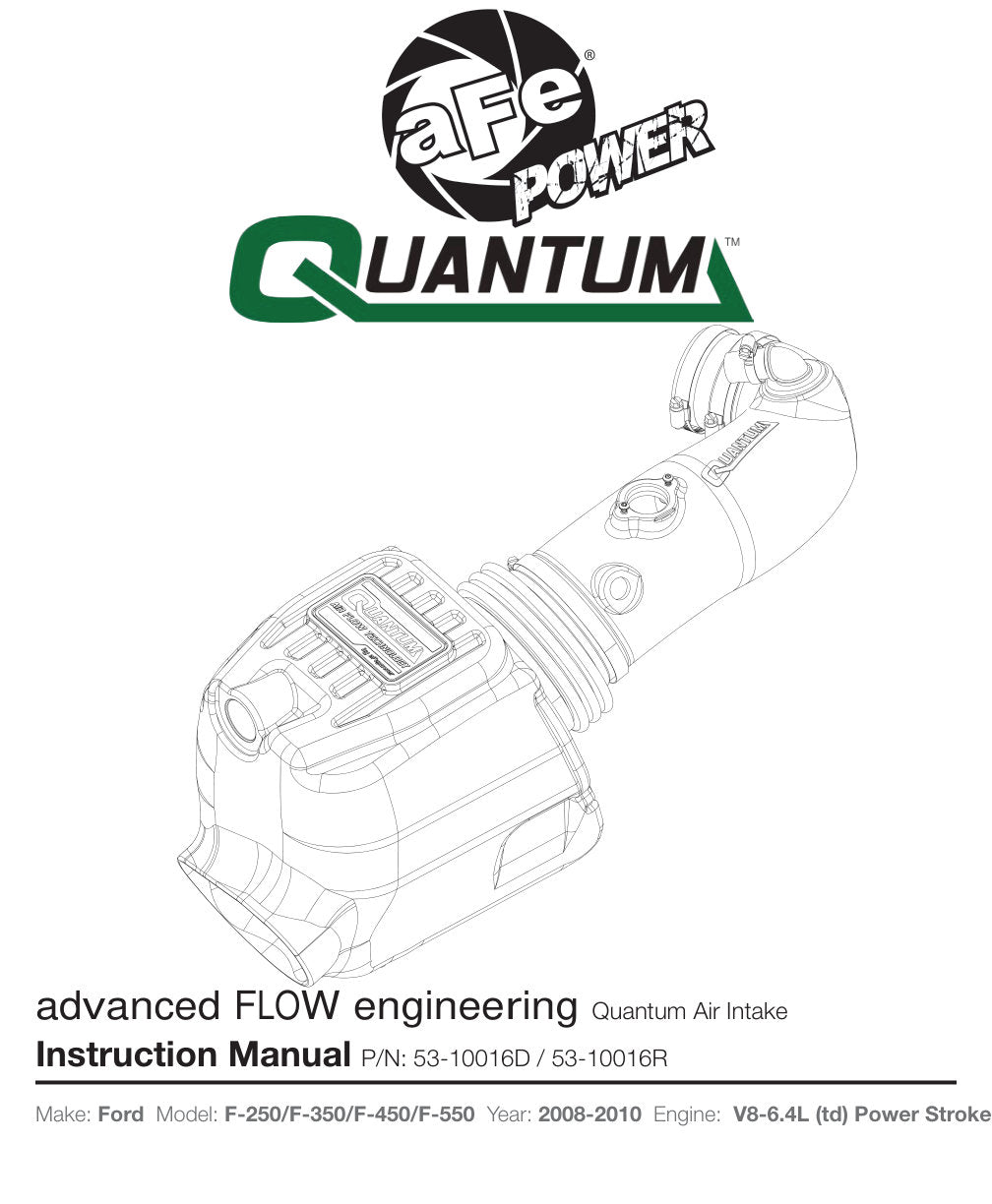 aFe Quantum Pro 5R Cold Air Intake | Ford F-150 V8-5.0L (15-18) (53-10016R)