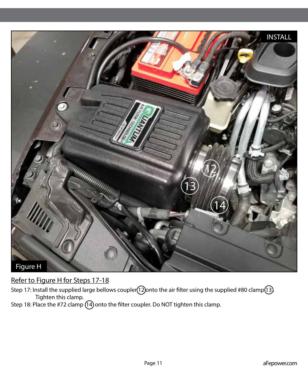 aFe QUANTUM Cold Air Intake | Jeep JL 18-24 V6-3.6L (53-10017D)