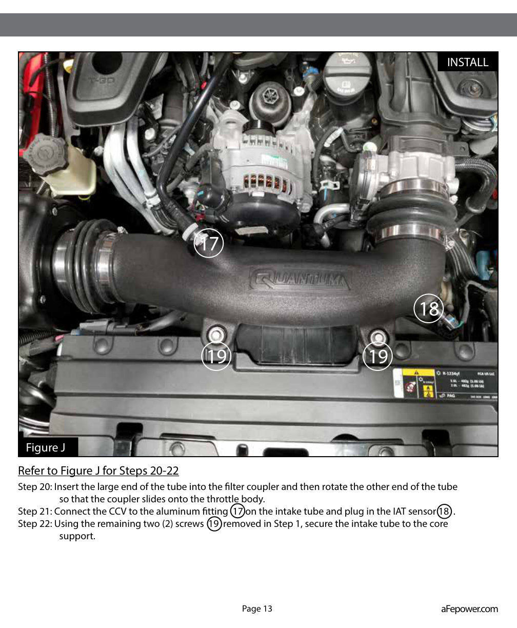 aFe QUANTUM Cold Air Intake | Jeep JL 18-24 V6-3.6L (53-10017D)