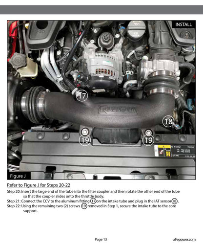 aFe QUANTUM Cold Air Intake | Jeep JL 18-24 V6-3.6L (53-10017D)