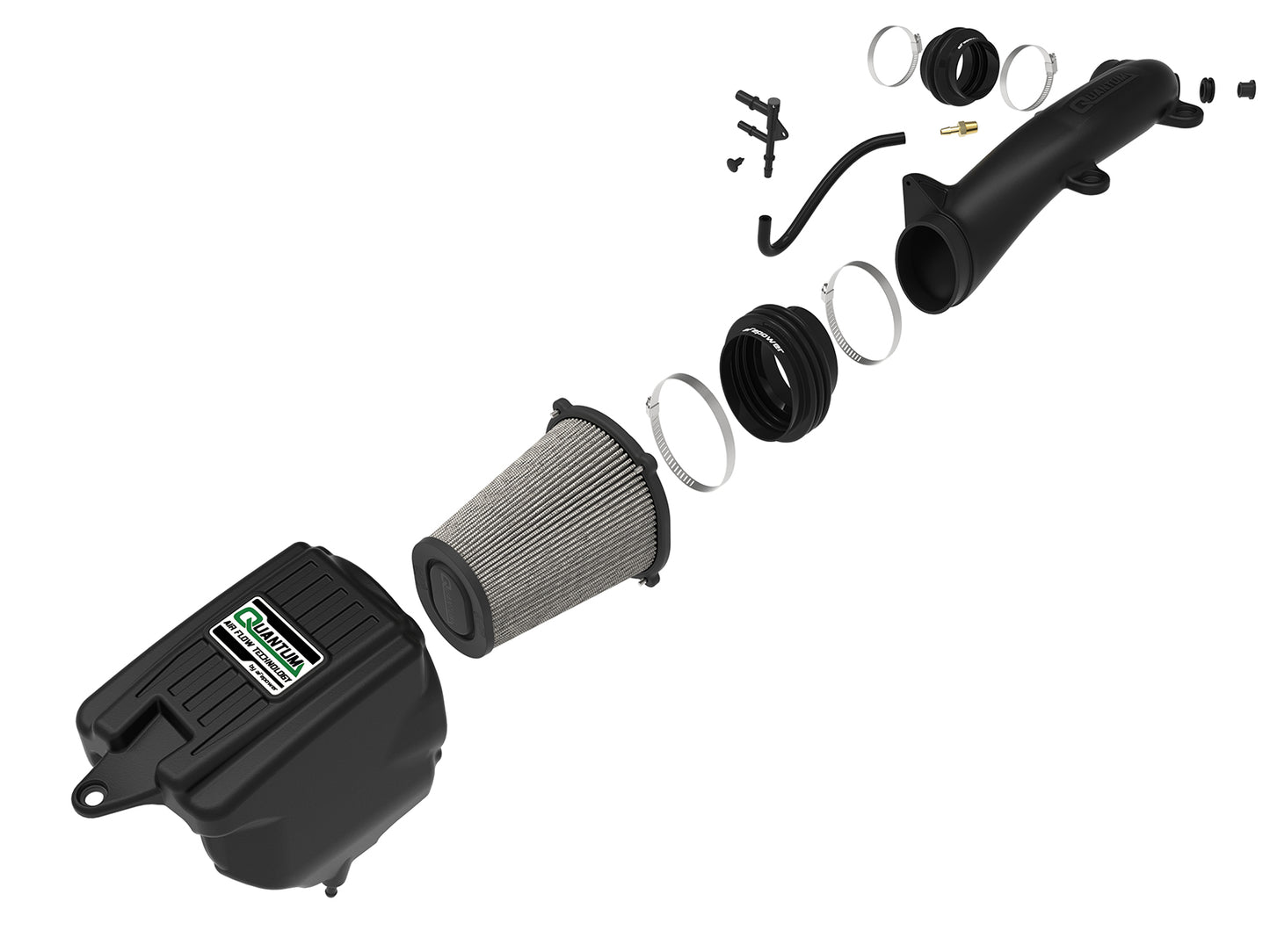 aFe Quantum Pro DRY S Cold Air Intake System | Jeep Wrangler JL L4-2.0L (18-20) (53-10019D)