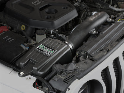 aFe Power Quantum Pro DRY S Cold Air Intake System 18-20 Jeep Wrangler JL L4-2.0L (t) (53-10019D)