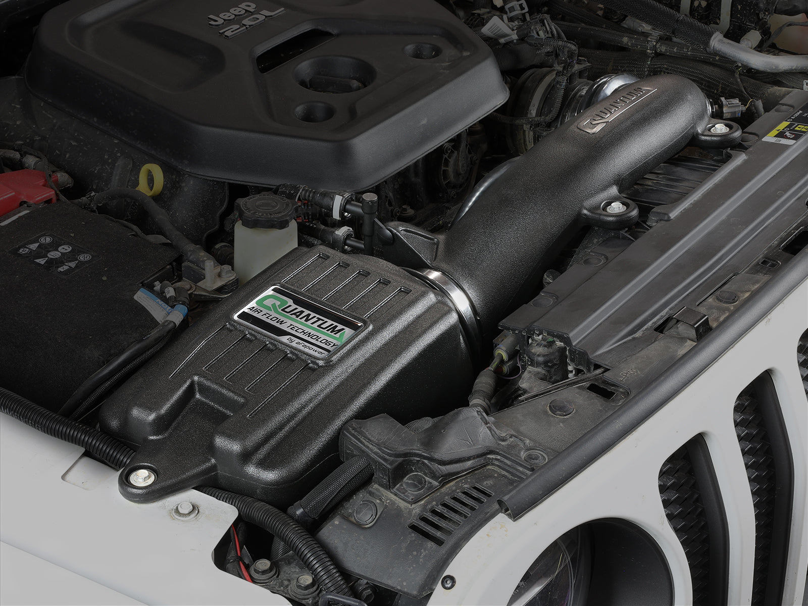 aFe Quantum Pro DRY S Cold Air Intake System | Jeep Wrangler JL L4-2.0L (18-20) (53-10019D)