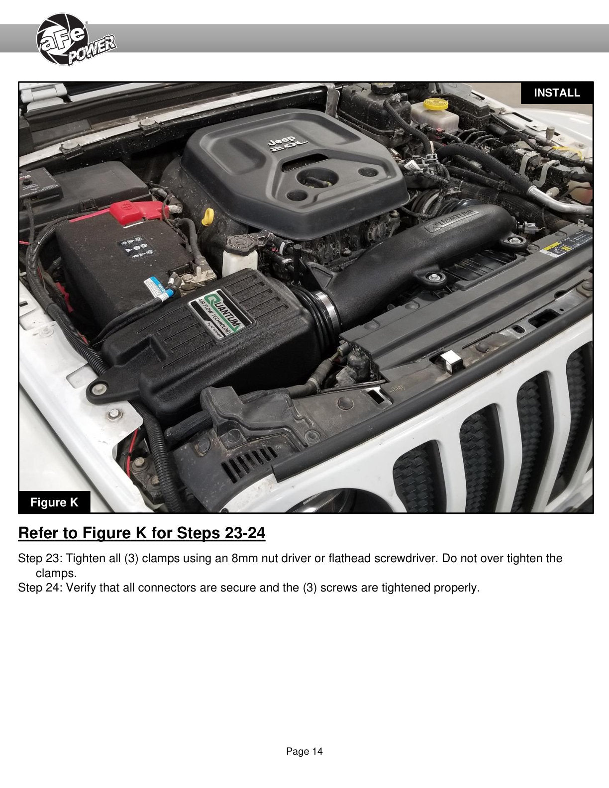 aFe Quantum Pro DRY S Cold Air Intake System | Jeep Wrangler JL L4-2.0L (18-20) (53-10019D)