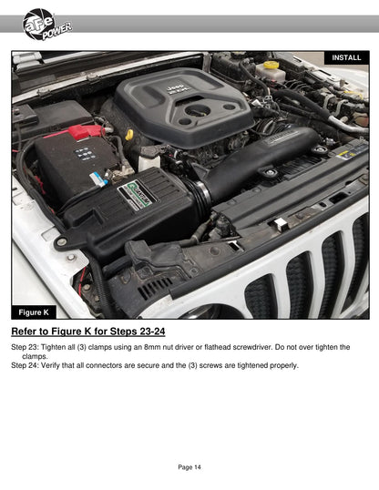 aFe Quantum Pro DRY S Cold Air Intake System | Jeep Wrangler JL L4-2.0L (18-20) (53-10019D)