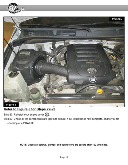 aFe Quantum Pro DRY S Cold Air Intake | Toyota Tundra (07-22) (53-10020D)