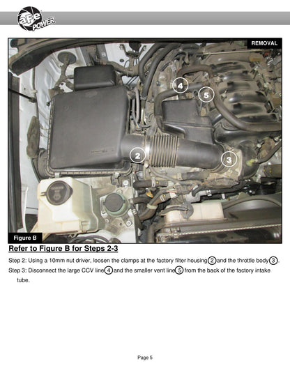aFe Quantum Cold Air Intake w/ Pro 5R Media | Toyota Tundra (07-22) (53-10020R)