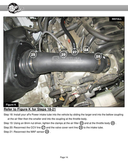 aFe Quantum Cold Air Intake w/ Pro 5R Media | Toyota Tundra (07-22) (53-10020R)