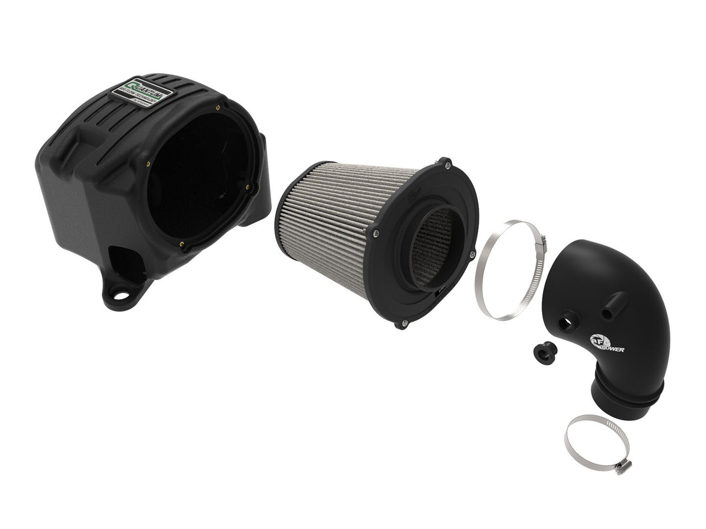 aFe Quantum Cold Air Intake w/ Pro DRY S 5" Flange | Ford Ranger L4-2.3L 2019 (53-10021D)