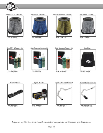 aFe QUANTUM CAI w/ Pro-Dry S | Ford Transit 15-26 (15-26) (53-10023D)