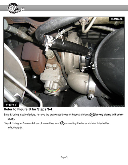 aFe Quantum Cold Air Intake w/ Pro 5R Filter | Ram 2500/3500 Cummins L6 6.7L Diesel (07-09) (53-10026R)