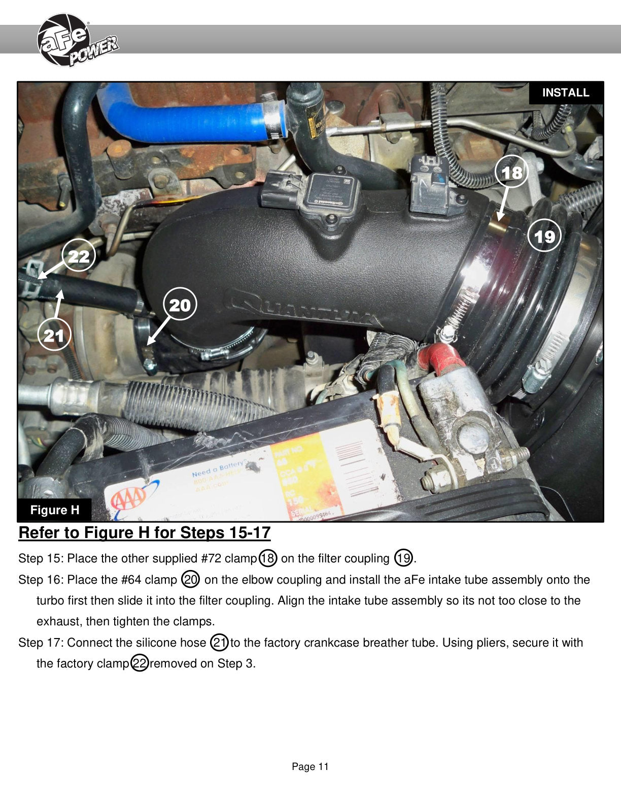 aFe Quantum Cold Air Intake w/ Pro 5R Filter | Ram 2500/3500 Cummins L6 6.7L Diesel (07-09) (53-10026R)