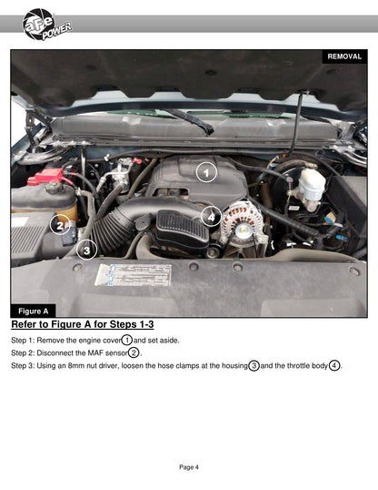 aFe Quantum Cold Air Intake GM Silverado/Sierra 07-13 V8-4.8/5.3/6.2L (53-10029D)
