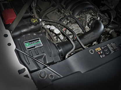 aFe Quantum Cold Air Intake w/ Pro Dry S Media | GM Silverado/Sierra 1500 V8-5.3/6.2L (14-19) (53-10030D)
