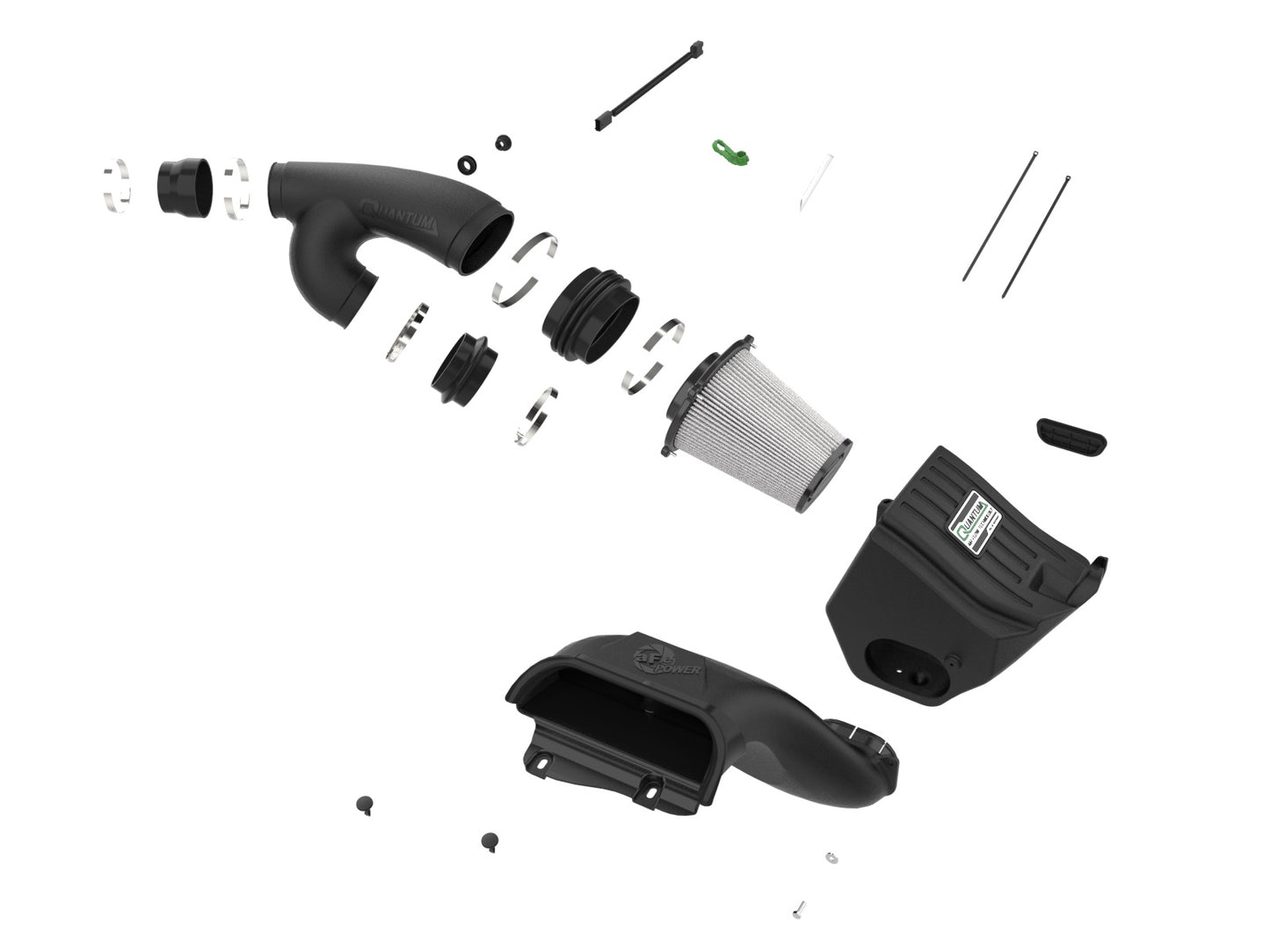 aFe Quantum Cold Air Intake w/ Pro DRY S Filter | Ford F-150 EcoBoost V6 2.7L/3.5L (15-24) (53-10033D)