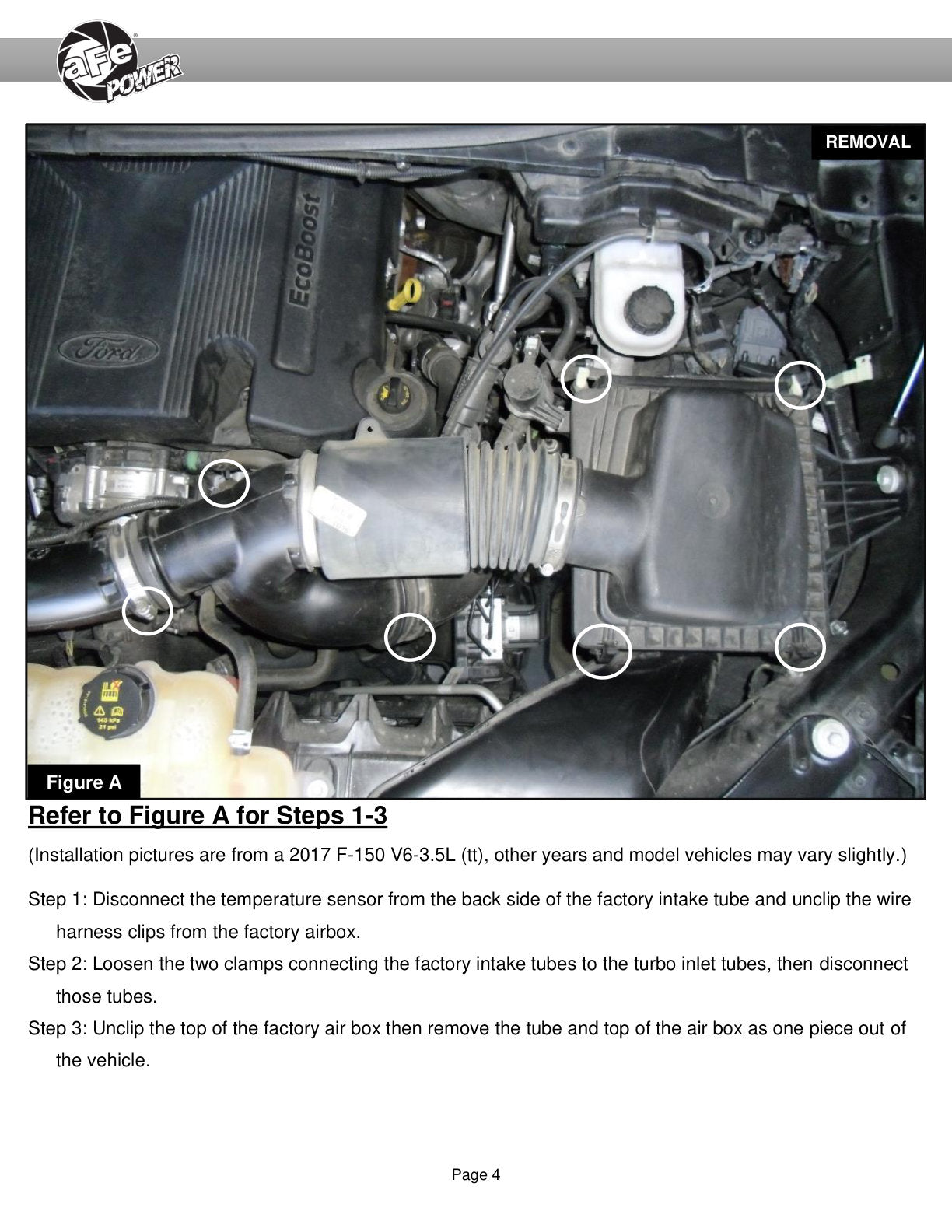 aFe Quantum Cold Air Intake w/ Pro DRY S Filter | Ford F-150 EcoBoost V6 2.7L/3.5L (15-24) (53-10033D)
