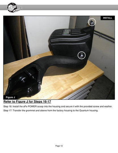 aFe Quantum Cold Air Intake w/ Pro DRY S Filter | Ford F-150 EcoBoost V6 2.7L/3.5L (15-24) (53-10033D)