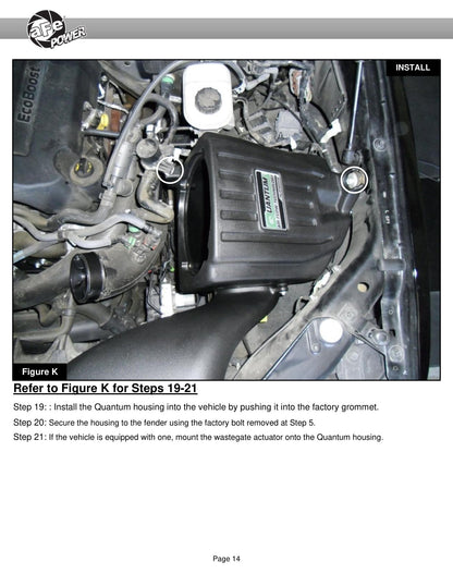 aFe Quantum Cold Air Intake w/ Pro DRY S Filter | Ford F-150 EcoBoost V6 2.7L/3.5L (15-24) (53-10033D)