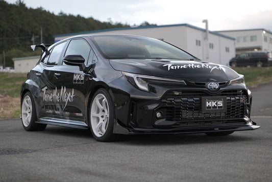 HKS Type-S Front Bumper Spoiler (FRP + CFRP Endplates) - Toyota GR Corolla 2023+