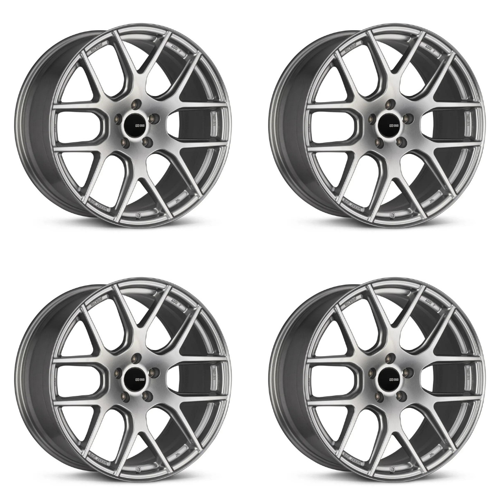 (set of 4) Enkei XM-6 Storm Gray | 17x7.5" +40mm | 5x114.3mm Wheels