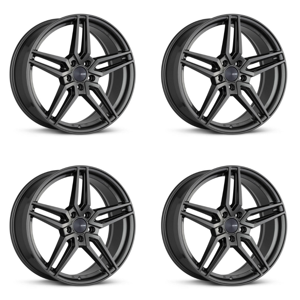 (set of 4) Enkei Victory Anthracite | 18x8" +40mm | 5x120mm Wheel