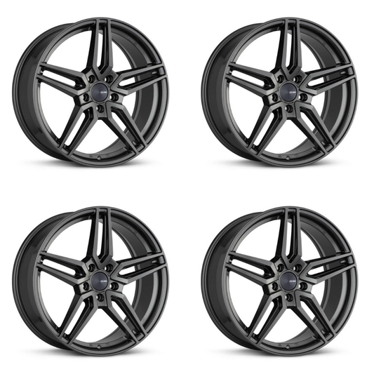 (set of 4) Enkei Victory Anthracite | 18x8" +40mm | 5x120mm Wheel