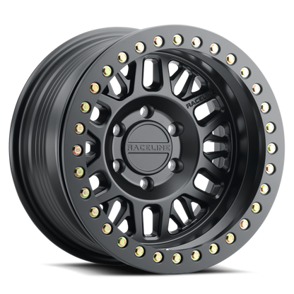 Raceline RT951 Ryno Satin Black Beadlock | 17x9" -12mm | 6x135mm Wheel