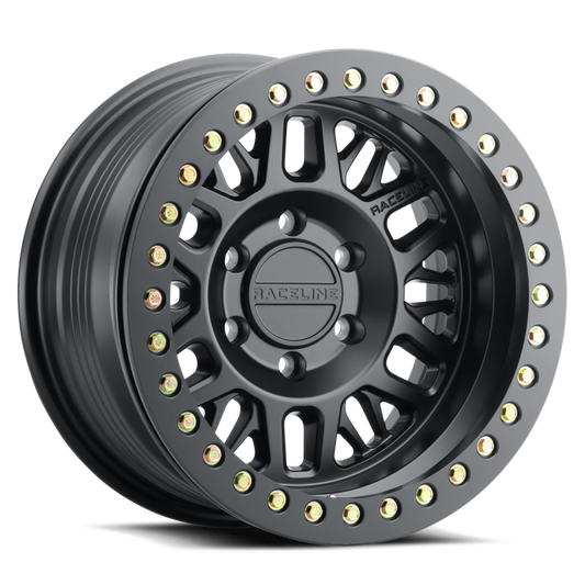 Raceline RT951 Ryno Satin Black Beadlock | 17x9" -38mm | 6x139.7mm Wheel