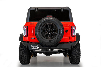 Addictive Desert Designs 2021+ Ford Bronco Rock Fighter Rear Bumper - Hammer Black