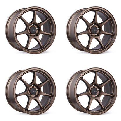(set of 4) Enkei TS-7 Matte Bronze | 18x8.5" +38mm | 5x120mm Wheels