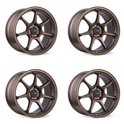 (set of 4) Enkei TS-7 Matte Bronze | 18x8.5" +45mm | 5x100mm Wheel